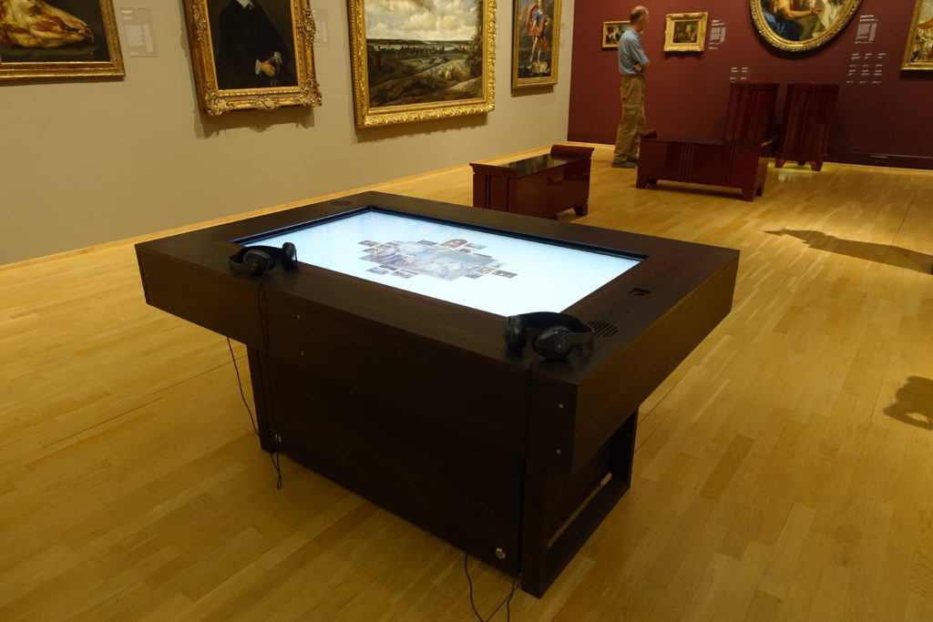 Table interactive, Statens Museum for Kunst