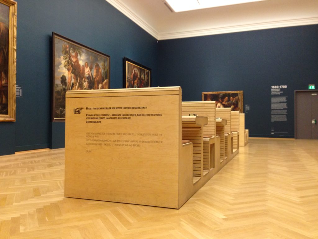 Board games with 17th c. paintings, Statens Museum for Kunst, Copenhagen