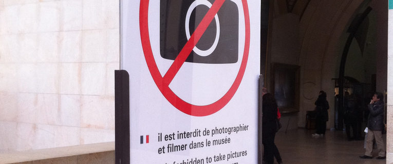 Interdiction de la photographie au Musée d'Orsay © OrsayCommons 2011